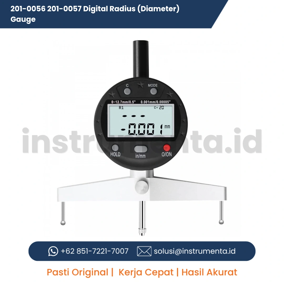 Ready Stock 201-0056 201-0057 Digital Radius Diameter Gauge Alat Ukur Jari-Jari Lingkaran dan Diameter Busur